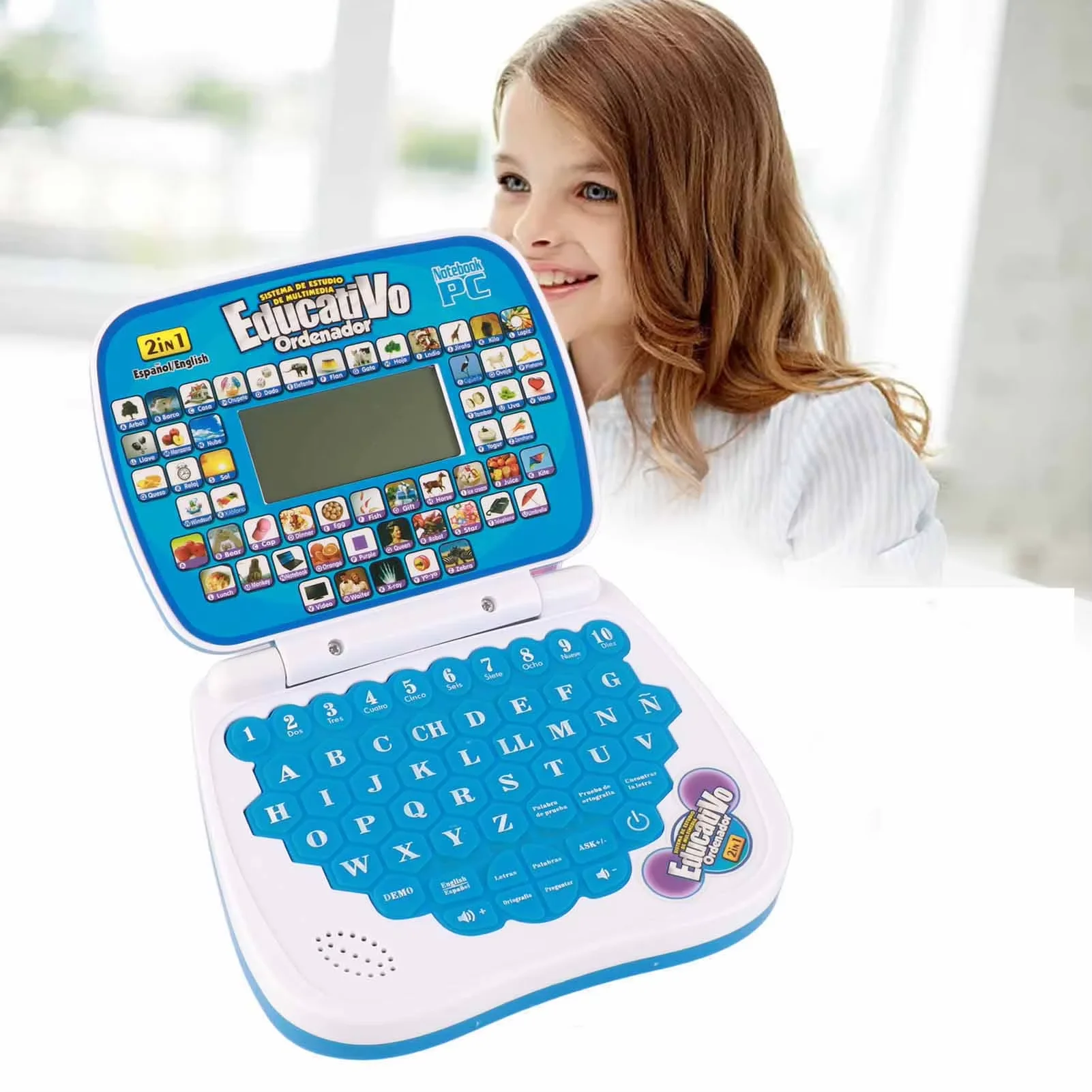 kbxlife ZK40 Bilingual Learning Laptop – English & Spanish, Ages 0–6 – image 7