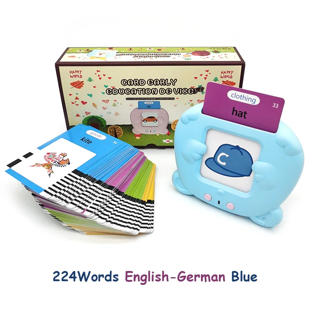 Cat Card Reader Learning Machine – 224 Sight Words, 112 Flash Cards – image 11