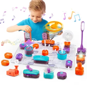 Science Circuit Kit – 53 Snap-Together Electronics Components