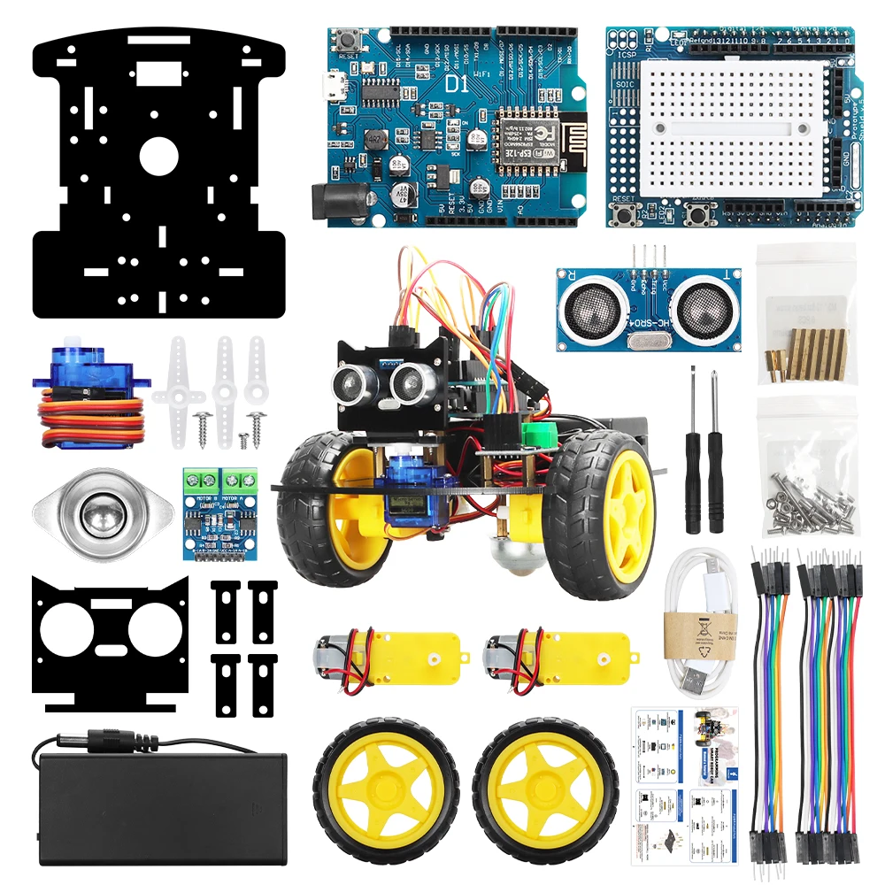 TSCINBUNY Arduino Robotics Starter Kit – Programmable Smart Car Electronics