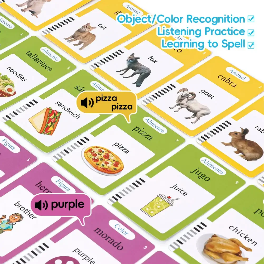 Cat Card Reader Learning Machine – 224 Sight Words, 112 Flash Cards – image 4