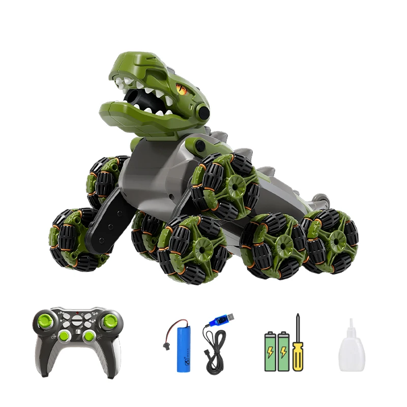 8-Wheel Stunt Robot Dog – Tail Mist Spray, Four Skill Modes, Remote Control – image 9