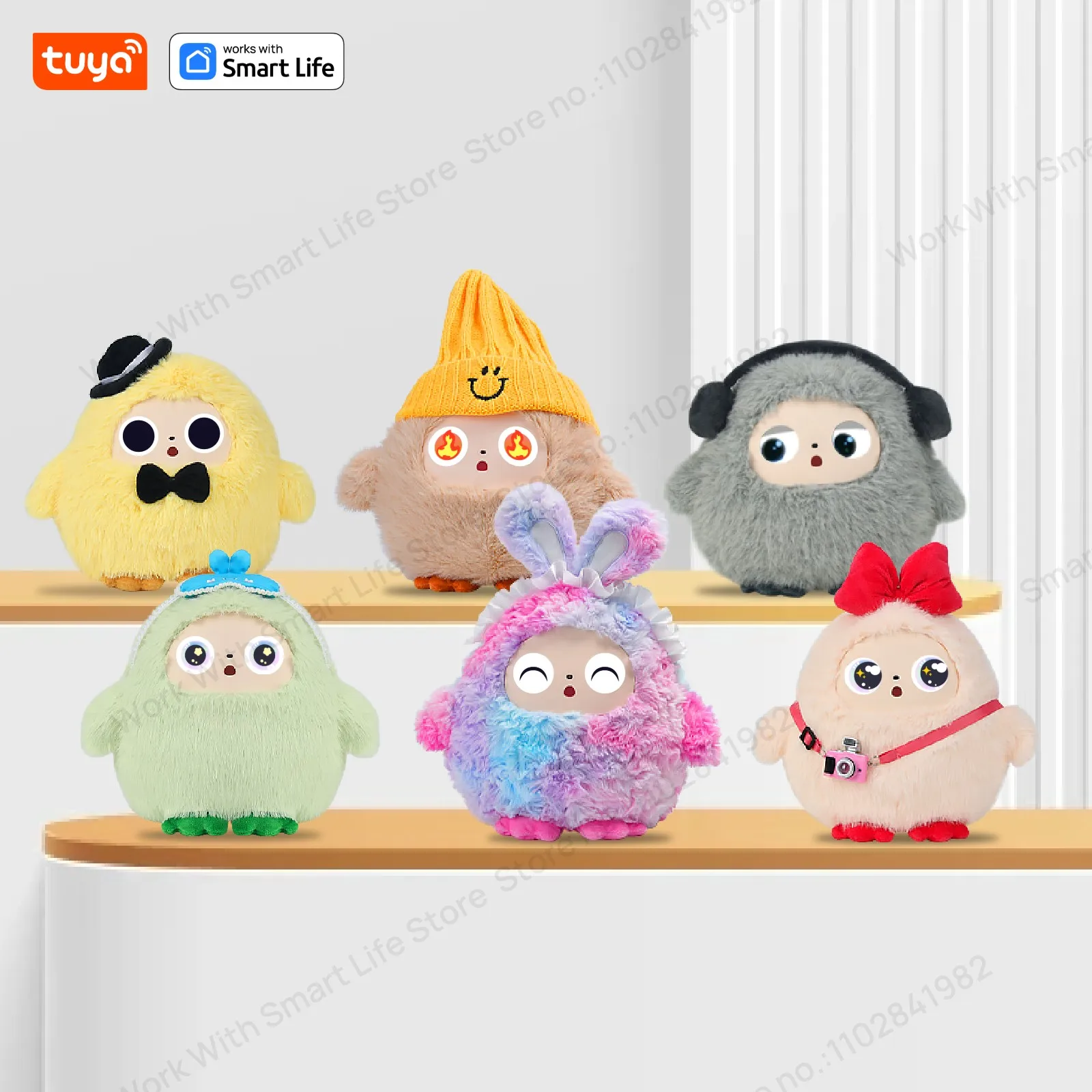 AI Plush Robot Companion – LED Eyes, Dual Dialogue Modes, Tuya App – image 6