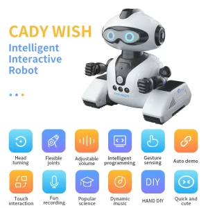 JJRC R22 Roller-Skating Robot – 5km/h, 30m Range, Gesture Control