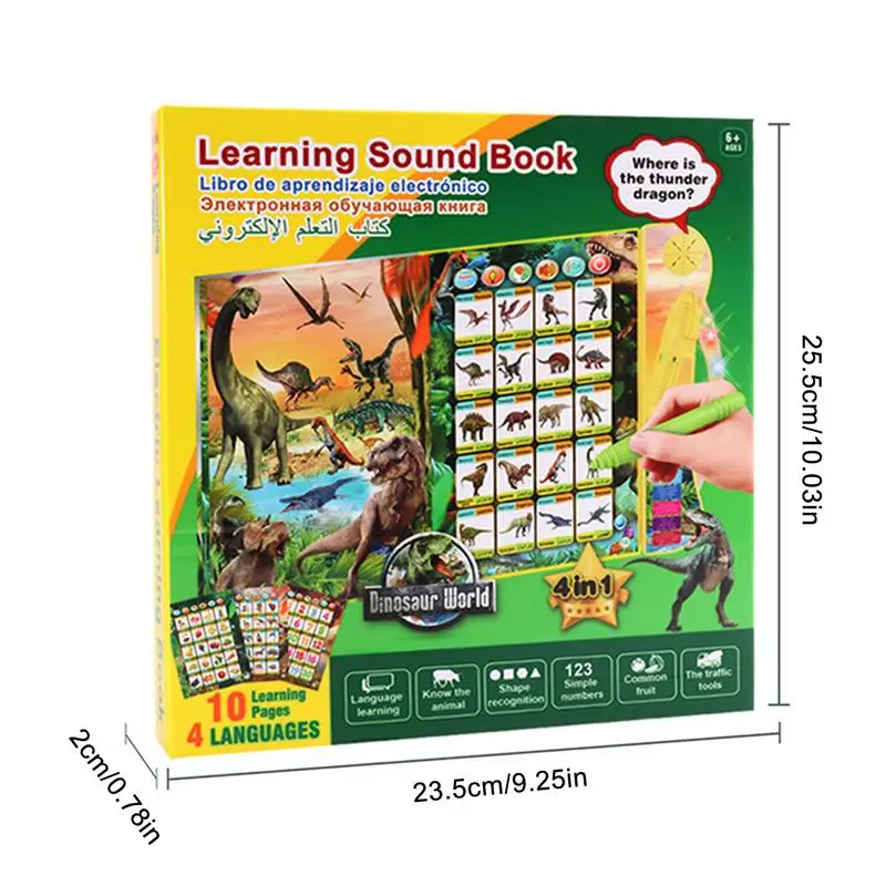 Toddler Sound Book – 10 Themes, Erasable Pages, Talking Pages – image 6