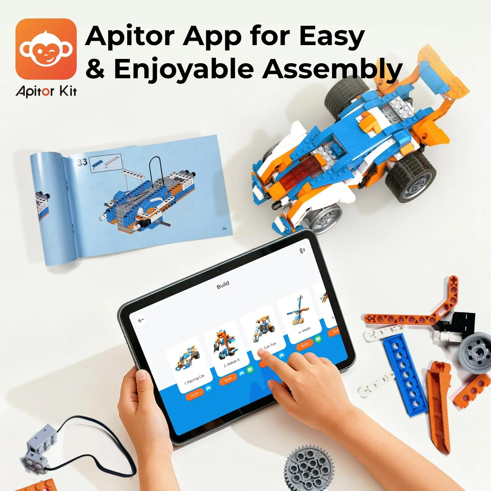 Apitor Robot X – 12-in-1 Coding Kit, 600+ Blocks with Sensors – image 5