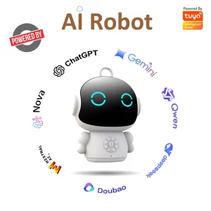 CLOUDRAKER AI Companion Robot – LLM Voice Chat, Tuya Smart Life