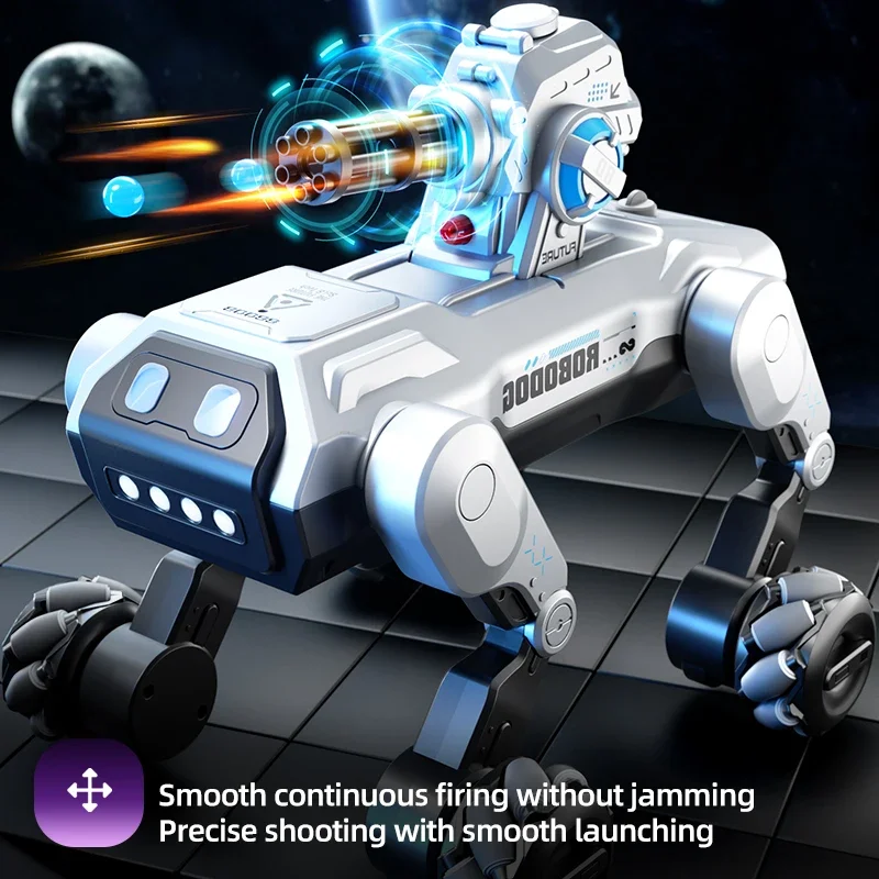 8WD Smart Robot Dog – Voice & Touch Control, Water Bead Turret, Mist Spray – image 5