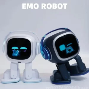 EMO Mini Desktop Pet Robot – Voice Chat & Emotional Sensing, Ages 6–12