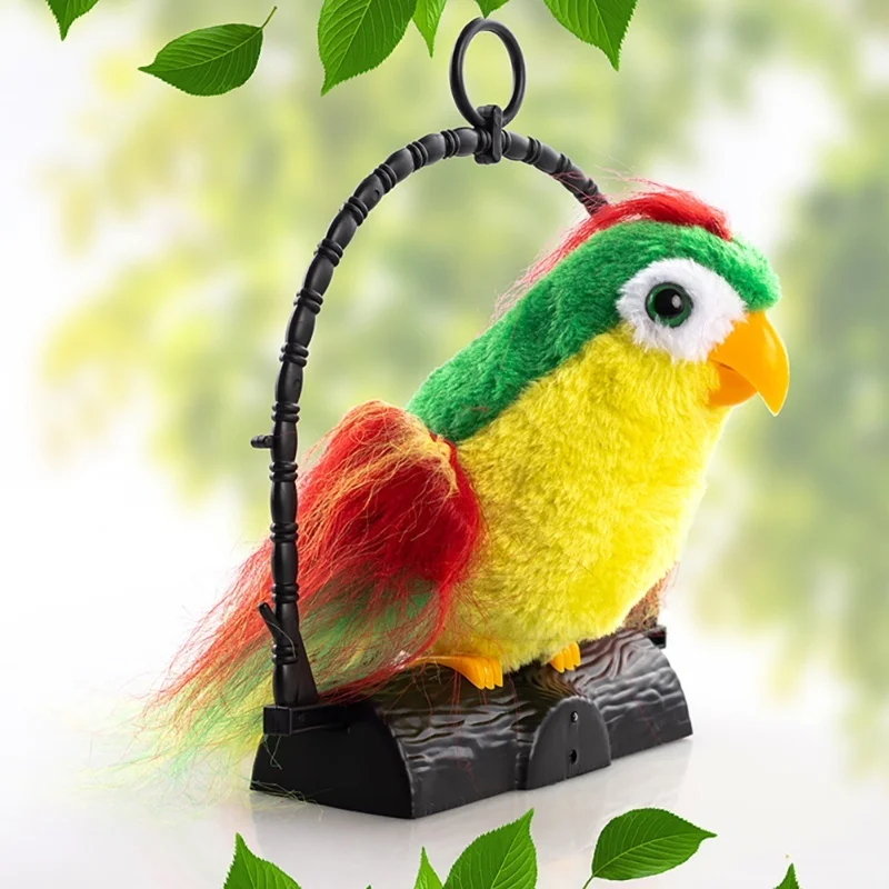kbxlife Talking Parrot Plush – Repeats Your Voice & Flaps Its Wings – image 3