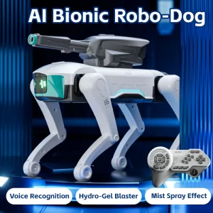 4DRC Y16 Robot Dog with Clip – App Voice Commands, Programming, 100 m Remote