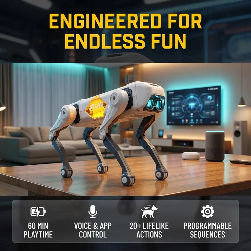 JJRC Robot Dog – Voice, App & Remote Control, 20+ Actions, 30m – image 6