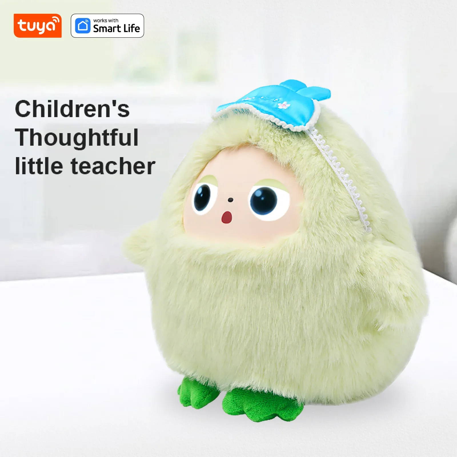 Tuya AI Plush Robot – Smart Voice, LED Eyes & Video Playback – image 9