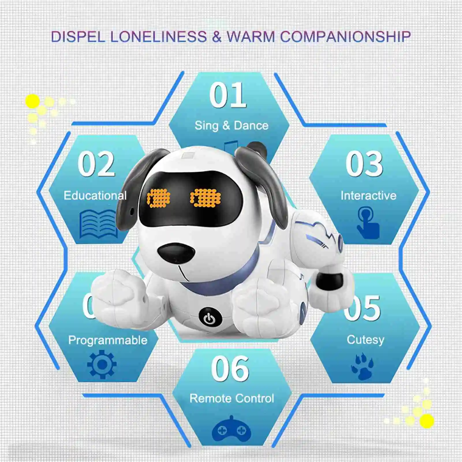 K16A Robot Dog – Infrared Remote, Dance & Music, Ages 0–6 – image 3