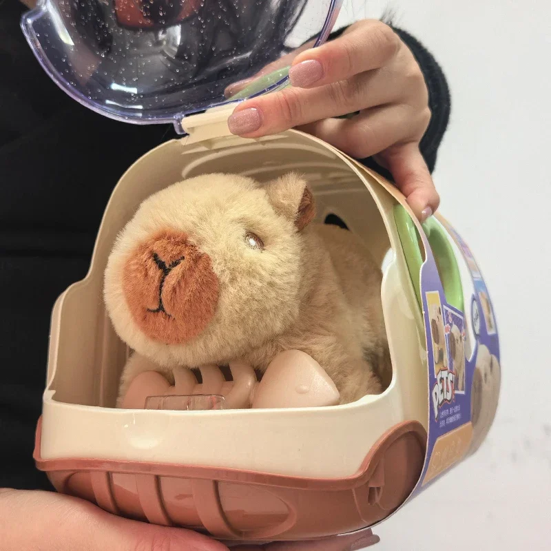 Electric Walking Capybara Plush – Motorised Soft Toy with Sound – image 2