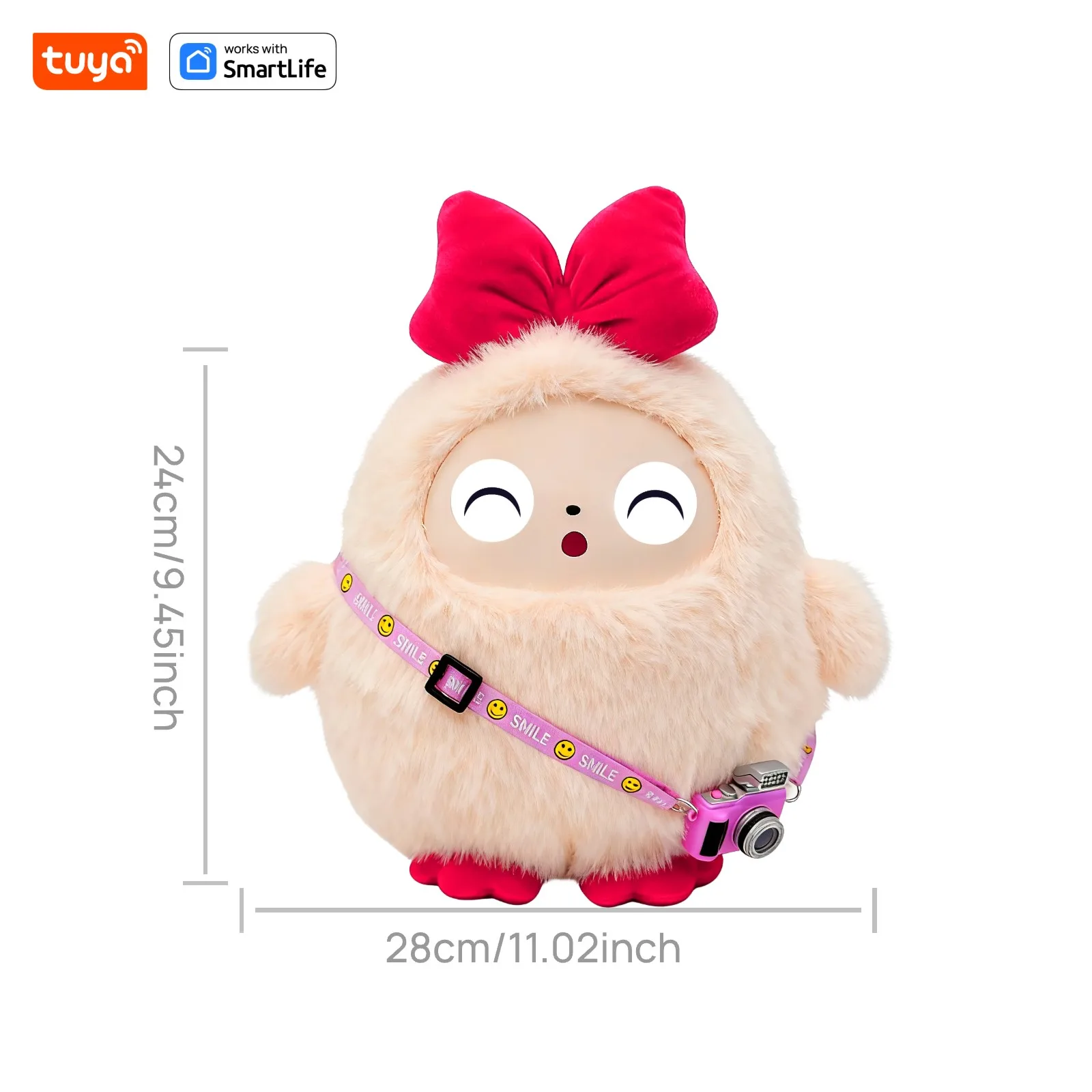 AI Plush Robot Companion – LED Eyes, Dual Dialogue Modes, Tuya App – image 12