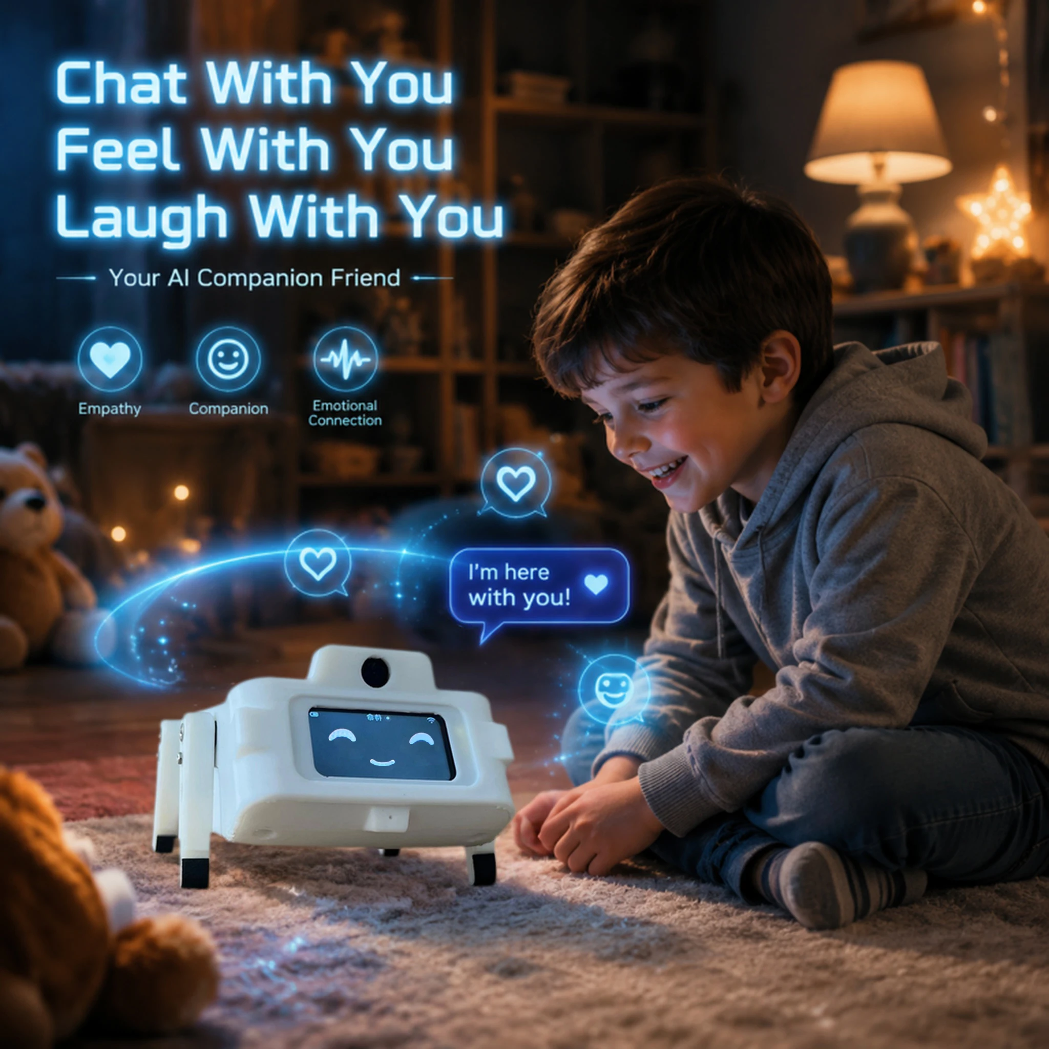 CLOUDRAKER AI Robot Dog – LLM Voice Companion, 12 Bionic Actions, 61+ Languages – image 4