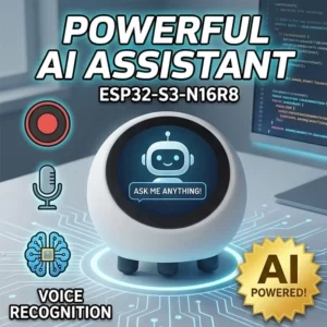 ESP32-S3 Mini Assistant Robot – Voice Chat, 1.28" LCD, Qwen2.5 Ready