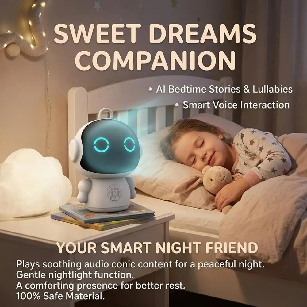 GRWIBEOU AI Companion Robot – Wi-Fi & Bluetooth Voice Chat, 19cm – image 3