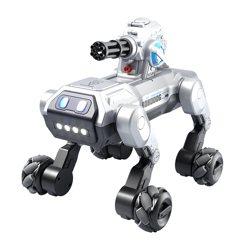 8WD Smart Robot Dog – Voice & Touch Control, Water Bead Turret, Mist Spray – image 7