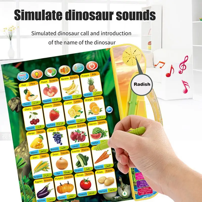 Toddler Sound Book – 10 Themes, Erasable Pages, Talking Pages – image 5