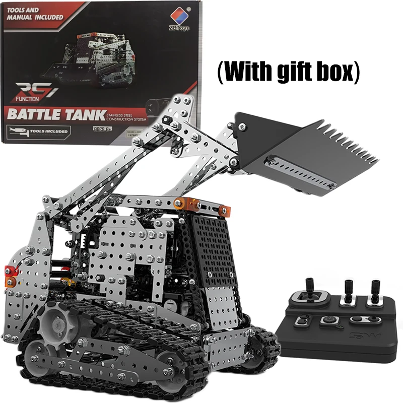 Metal Bulldozer Construction Kit – 1,178 Parts with Working Drivetrain – image 8