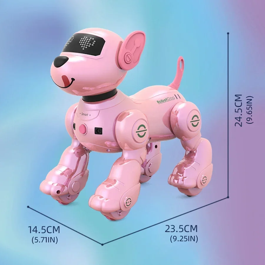 Kmoist Chrome Edition Stunt Robot Dog – UV-Plated Finish, Voice & Follow Mode – image 6