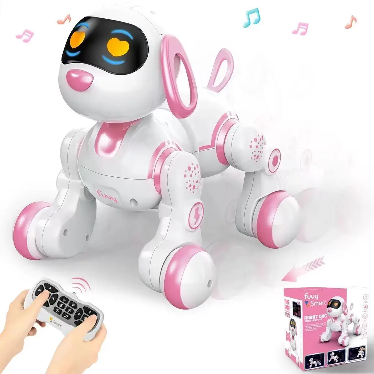 801 Interactive Robot Puppy – 30+ LED Expressions, Gesture & Remote Control – image 8
