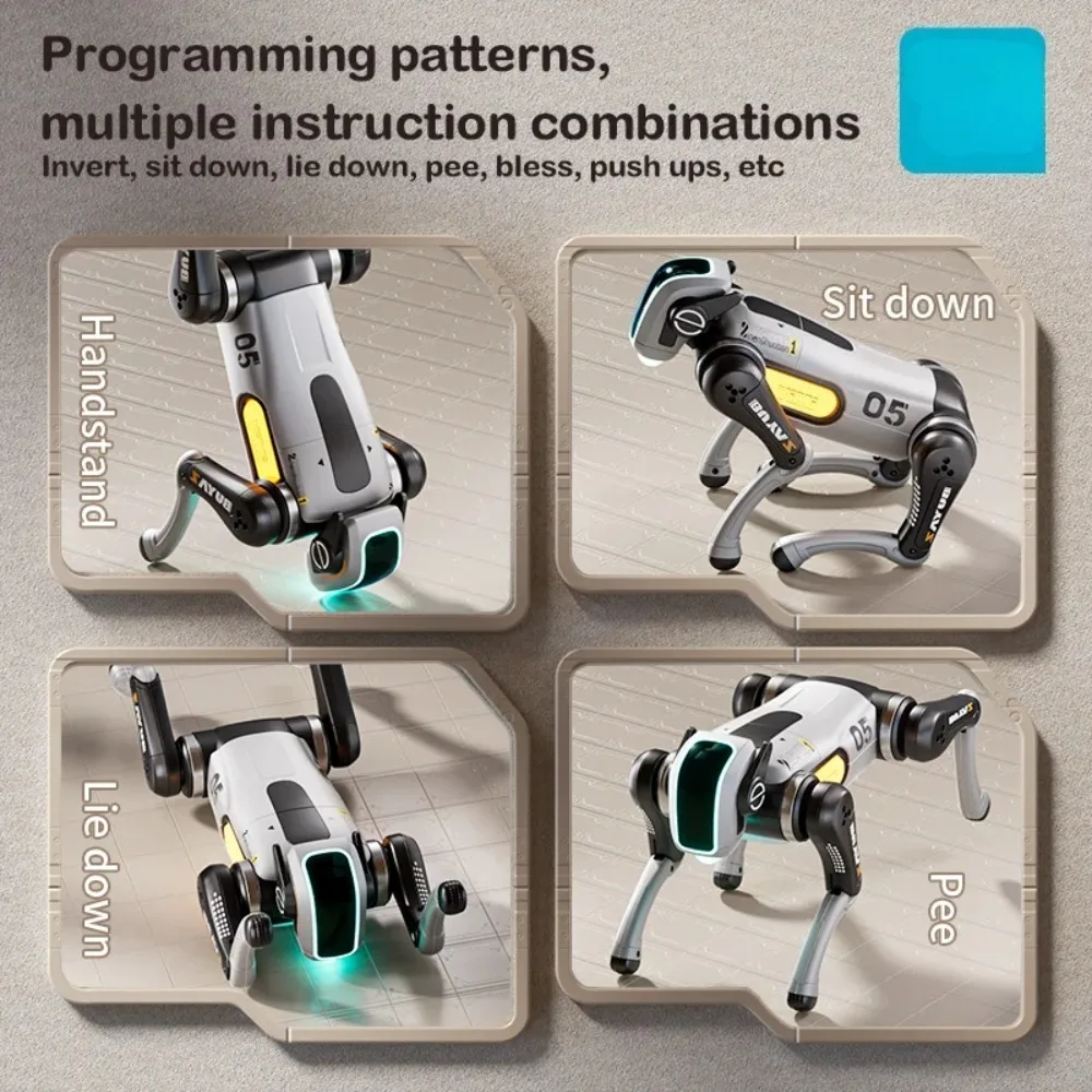AI Bionic Robot Dog "05" – Programmable Multi-Command Routines, 2.4GHz Remote – image 2