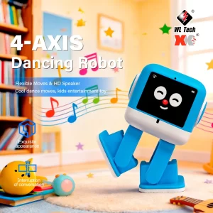 Wltoys AI Learning Robot – LCD Face, Bilingual Lessons, Chat & Dance