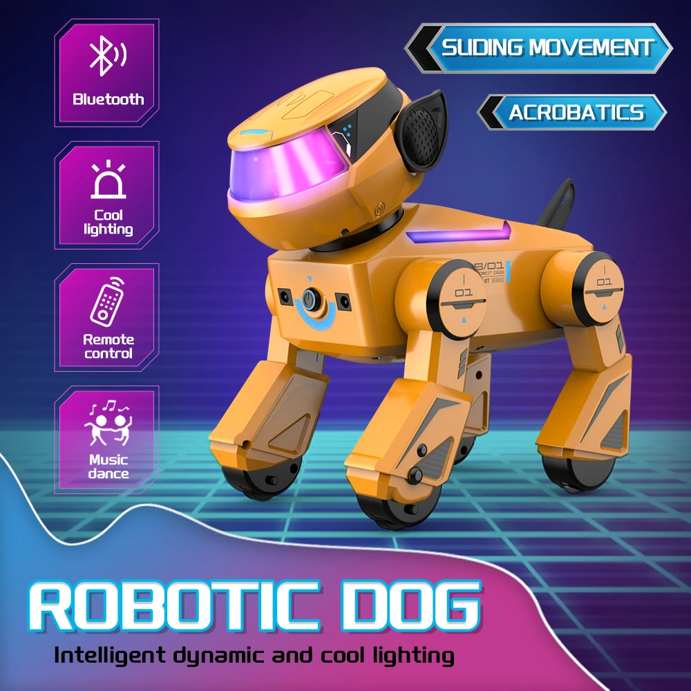 LED Robotic Dog – Bluetooth Music, Sliding Movement, Acrobatics & Light Show – image 7