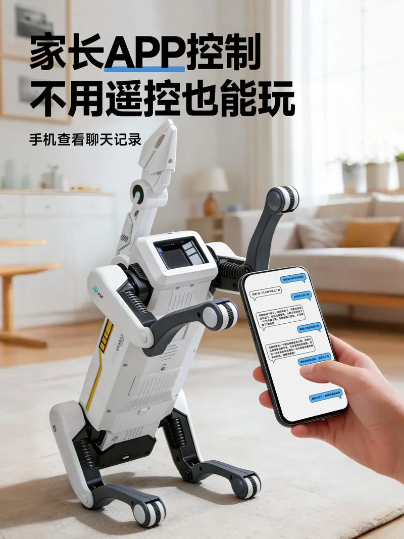MACHINE Robot Dog with Mechanical Arm – Gripper, Voice Control, Screen Face – image 3