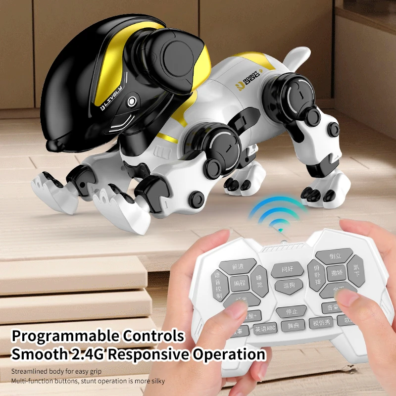 Hywiwine HY1SR Voice-Control Robot Puppy – Walks, Dances, LED Eyes, 50 m Range – image 5