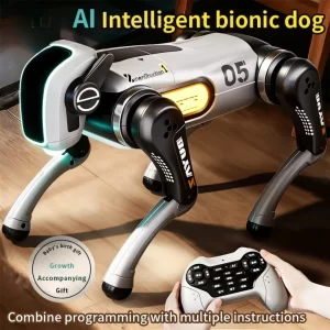 AI Bionic Robot Dog "05" – Programmable Multi-Command Routines, 2.4GHz Remote