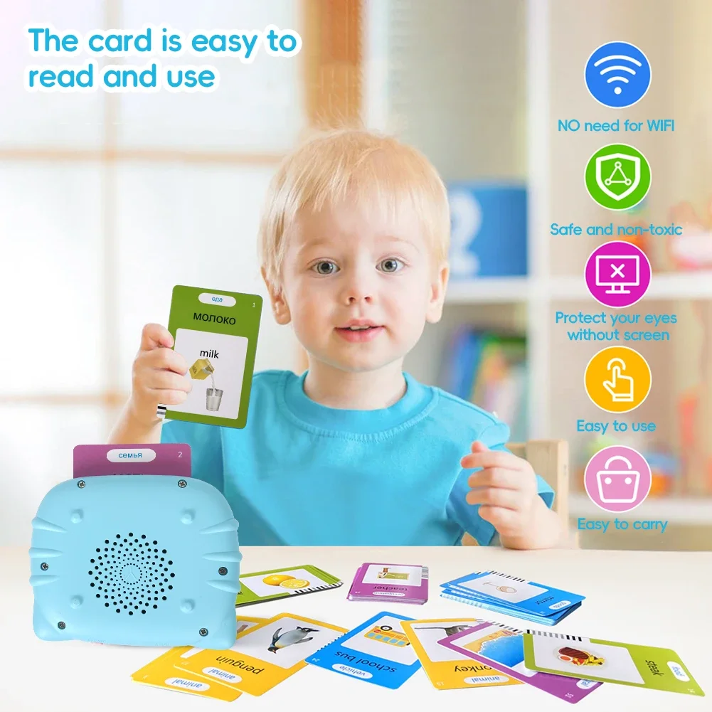 Cat Card Reader Learning Machine – 224 Sight Words, 112 Flash Cards – image 5